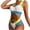 White, variant on Elainilye Fashion Bikinis Sets for Women Bikini Patchwork Set Swimsuit Two Piece Filled Bra Swimwear Beachwear,Blue