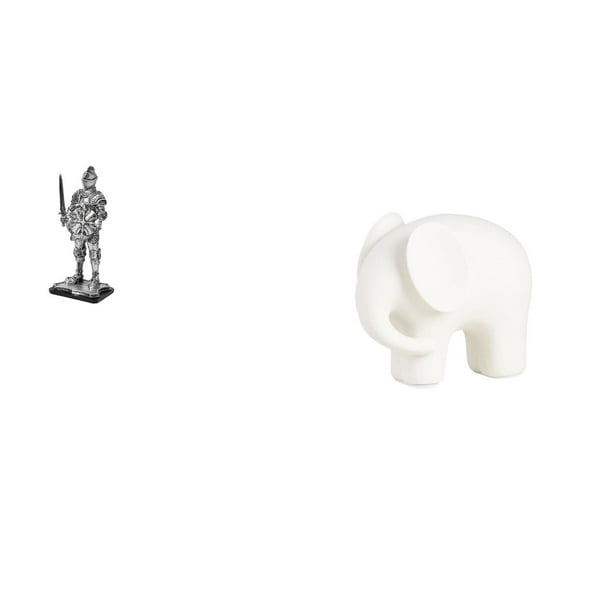 Figura de escritorio,Estatua de caballero,arte,artesanía,coleccionable,escritorio,oficina,Figura decorativa,pieza de arte,decoración del hogar,Figura de elefante,Estatua de elefante,figura