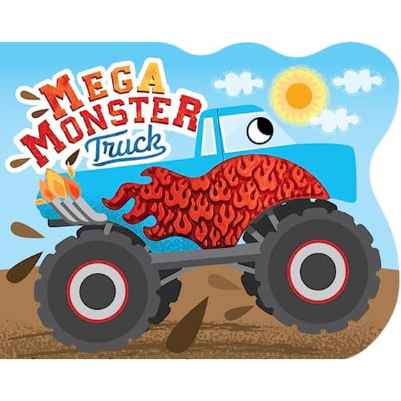 Pre-Owned Mega Monster Truck - Touch and Feel Board Book - Sensory Board Book (Unknown) 1958774669 9781958774663