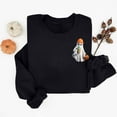 thumbnail image 3 of Ounisa Halloween Thanksgiving Crewneck Sweatshirts for Women Spooky Bat Ghost Pumpkin Printed Sweatshirt Oversized Crewneck Long Sleeve Pullover, 3 of 3