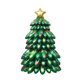 thumbnail image 5 of (1 pieza) Adorno navideño con forma de globo para fotos, juguete, estéreo 4D, árbol de Navidad grande, bola de Papá Noel, 5 of 5