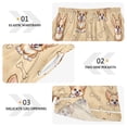 thumbnail image 3 of Women's Silk Pajama Shorts Dog Paw Print Pajama Shorts Women's Casual Pajama Shorts with Pockets, 3 of 6