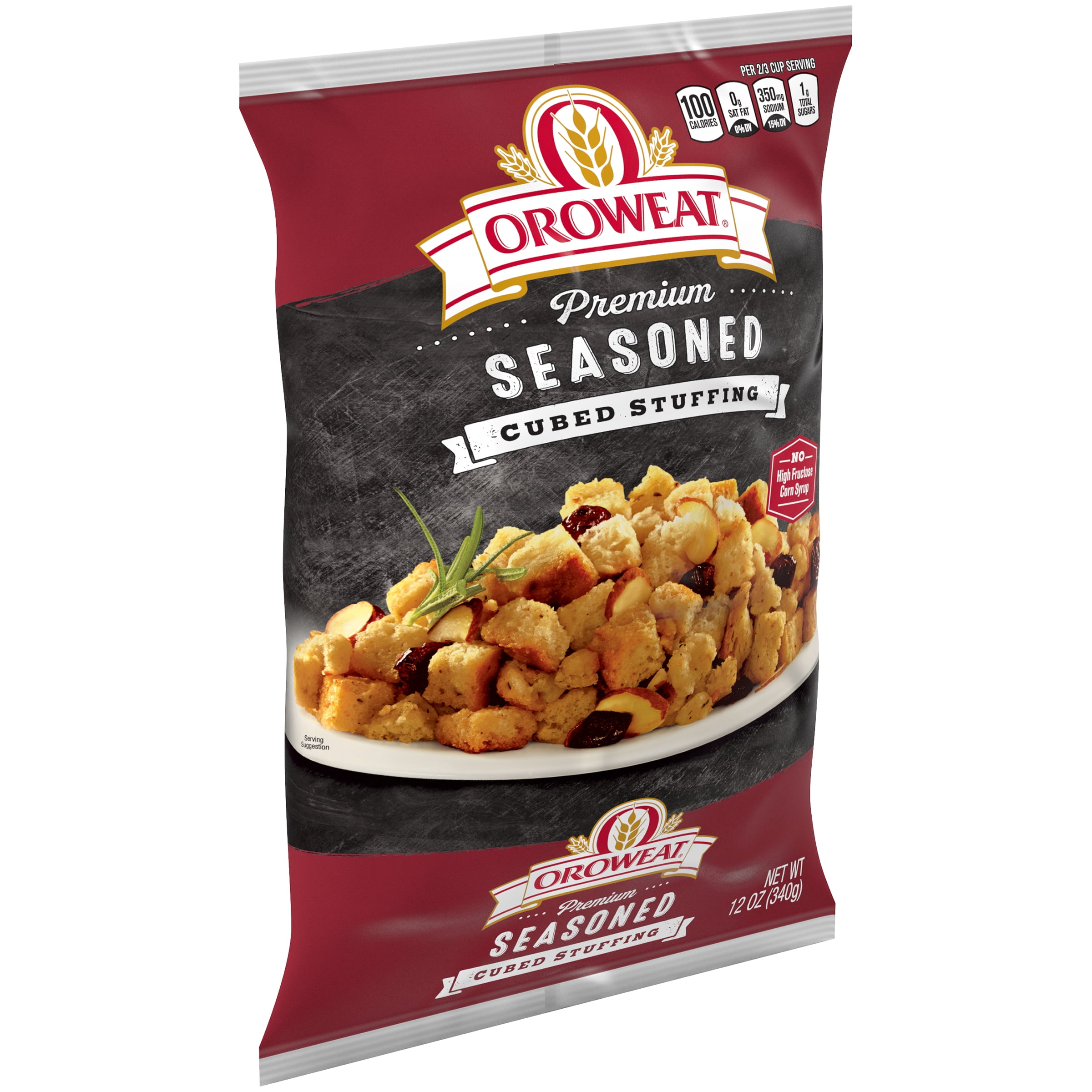 Oroweat Premium Seasoned Cubed Stuffing, 12 oz