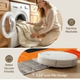 thumbnail image 5 of ODIKA 8'x10' Washable Area Rug Orange Abstract Mid Century Arches Muted Accents, Symmetrical Minimalist Design for Dining Room, Large Office, Lounge, Non-Slip Chair-Friendly Mat, 5 of 7