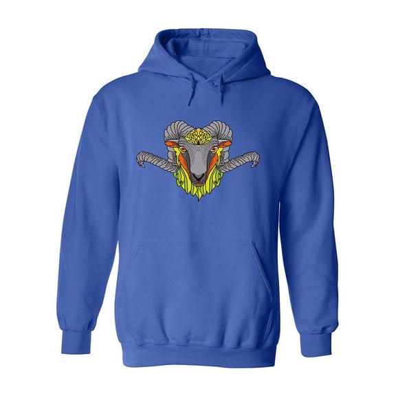 Patterned Goat Head Hoodie Women -Image by Shutterstock, Female 3X-Large
