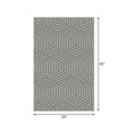 thumbnail image 3 of Mainstays tapis d’appoint intérieur moderne géométrique touffeté à la machine gris, 29 x 45 po, lavable à la machine, endos antidérapant, 3 of 5