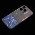 thumbnail image 6 of Fluorescent Case for iPhone 15 Pro Max, Luxury Glitter Glow in The Darkness Noctiluncent Back Cover Luminous Shining Shockproof Protective Slim Phone Case for iPhone 15 Pro Max, Purple, 6 of 6