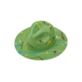 thumbnail image 3 of Seyurigaoka Summer Women's Fedora Tie-dye Fedora Hat, 22.83 Wide Brim Fedora Hats Classic Felt Panama Hat, 3 of 8