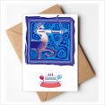 thumbnail image 1 of Constellation Sagittarius Mexicon Culture Engraving Happy Birthday Greeting Cards Envelopes Blank, 1 of 3