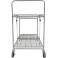 thumbnail image 6 of Bostitch Stowaway Folding Utility Cart, Metal Heavy Duty Design, 23.5" x 37.5" x 39", Chrome, 6 of 12