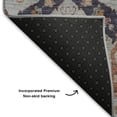 thumbnail image 5 of Addison Rugs Mayfield Premium Machine Washable Transitional Panels Blue Rectangle Rug, 5' x 7'6", 5 of 7
