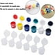 thumbnail image 3 of 40 Tiras, 240 Botes, Botes de Pintura Vacíos, Tiras, Mini Contenedores de Almacenamiento Transparentes Y 40 Piezas, Pinceles para Pintar, Manualidades, 3 of 5