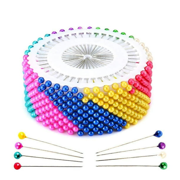 480 Pieces Head Pins,pearl Pins,long Straight Pins,round Jewelry Pins