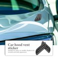thumbnail image 3 of unbranded 1Par Pegatina Para Ventilación De Auto Aleta De Tiburón Negro Decorativo Y Duradero, 3 of 8