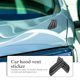 thumbnail image 3 of unbranded 1Par Calcomanía Decorativa Para De Auto Con Ventilación Estilo Aleta De Tiburón, 3 of 8