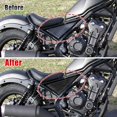 thumbnail image 3 of Panel Lateral de motocicleta yuxing Para Rebel CMX300 CMX500 2017-2022 negro, 3 of 5