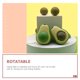 thumbnail image 4 of 2pcs forma de aguacate bola de gata gat gato juguete para gateo, 4 of 5