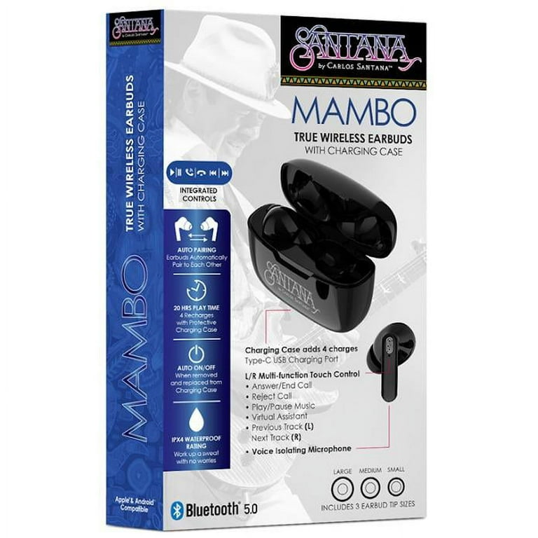 Santana Mambo True Wireless Stereo Earbuds with Charging Case