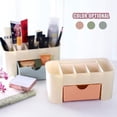 thumbnail image 4 of Makeup Organizer with Drawers for Vanity, Bathroom Countertop Organizer with Brushes Holder, Skincare Storage Organizer,Perfect Cosmetic Display Case for Skincare,Lipstick and Beauty Essential, 4 of 4