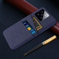 thumbnail image 5 of For Xiaomi 14 Hard PC + Cloth Mobile Phone Case Shockproof Cover with Dual Card Holder, 5 of 5