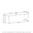 thumbnail image 2 of Furinno Helena 23-Inch Kitchen Counter Stackable Organizer Shelf, Marble White, Set of 2, 2 of 2