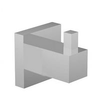 Eviva Sins Wall Mount Bathroom Towel Holder/ Robe Hook (Brushed Nickel) Bathroom Accessories