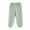 Green, variant on Ahuyic Solid Color Girls Full Length Pants Jogger Style Loose Fit Kids