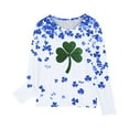 thumbnail image 4 of St.Patrick's Day Agkizg Toddler Baby Girls Summer Tops, Long Sleeve T-shirt for Kids, Toddler Girls Casual Pullover Blouse Tee Children Green Printing Crewneck T Shirts, Sizes 7-8 Years, 4 of 4