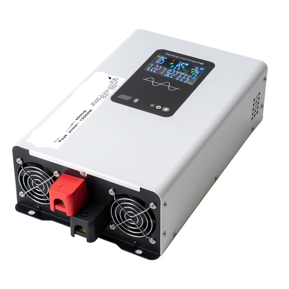 5000W 10000W Pure Sine Wave Inverter Power 12V 24V 48V 60V 72V Converter Solar Car Inverters Off Grid Wall-mounted ,Protect Your Appliances