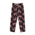 thumbnail image 4 of Xecao Leopard Print Men's Straight Lounge Pajama Pants: The Ultimate in Comfortable Sleepwear, 4 of 9