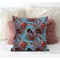 thumbnail image 4 of Plant Illusion Throw Pillow with Removable Cover in Red Gold Beige 16x16, 4 of 6