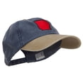 thumbnail image 5 of Arkansas Map Embroidered Washed Two Tone Cap - Navy Khaki OSFM, 5 of 5