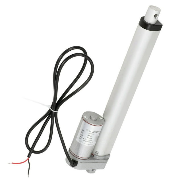 Actionneur Linéaire Blanc 200mm Course 750N IP65 Moteur Actionneur Linéaire pour Cylindre Électrique Canapé 24V Actionneur Linéaire Contrôleur Télécommande Kit