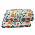 thumbnail image 4 of Vegetable Foot Rest, Drawing of Vegetarian Food Colorful Peper Eggplant and Carrot Design, Non-Slip Backing Adjustable Ergonomic Memory Foam Leg Support for Office, Multicolor, by Ambesonne, 4 of 5