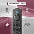 thumbnail image 6 of Voice Remote Replacement for All (Amzfireseries) TV Cube/TV Stick Remote for Smart Stick,TVs Stick (HD, 4K Max, 4K, Lite), Remote for Hisense, Insignia, TCL, Omni, QLED Smart TVs, 6 of 8