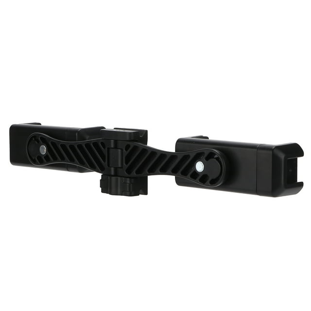 Adaptateur Double Pince pour Téléphone Portable avec Base, 5.5-8cm / 2.2-3.2in Adaptateur de Pince Mains Libres Réglable pour Diffusion en Direct