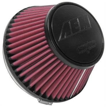 AEM 21-2093DK AIR FILTER; 6" X 4" DRYFLOW