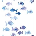 thumbnail image 3 of Ambesonne Animal Duvet Cover Set, Watercolor Fishes, Queen, Pale Blue Mauve Blue, 3 of 3