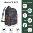 thumbnail image 5 of Vibrant Sunflower Flowers Print Backpack with Organized Interior, Perfect for Carrying Textbooks and Files, Durable Exterior, Reward Gift, 5 of 5