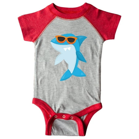 

Inktastic Cool Shark Shark Wearing Sunglasses Cute Shark Gift Baby Boy or Baby Girl Bodysuit