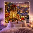 thumbnail image 2 of Pink Ornaments and Wrapped Presents Tapestry, 2 of 7