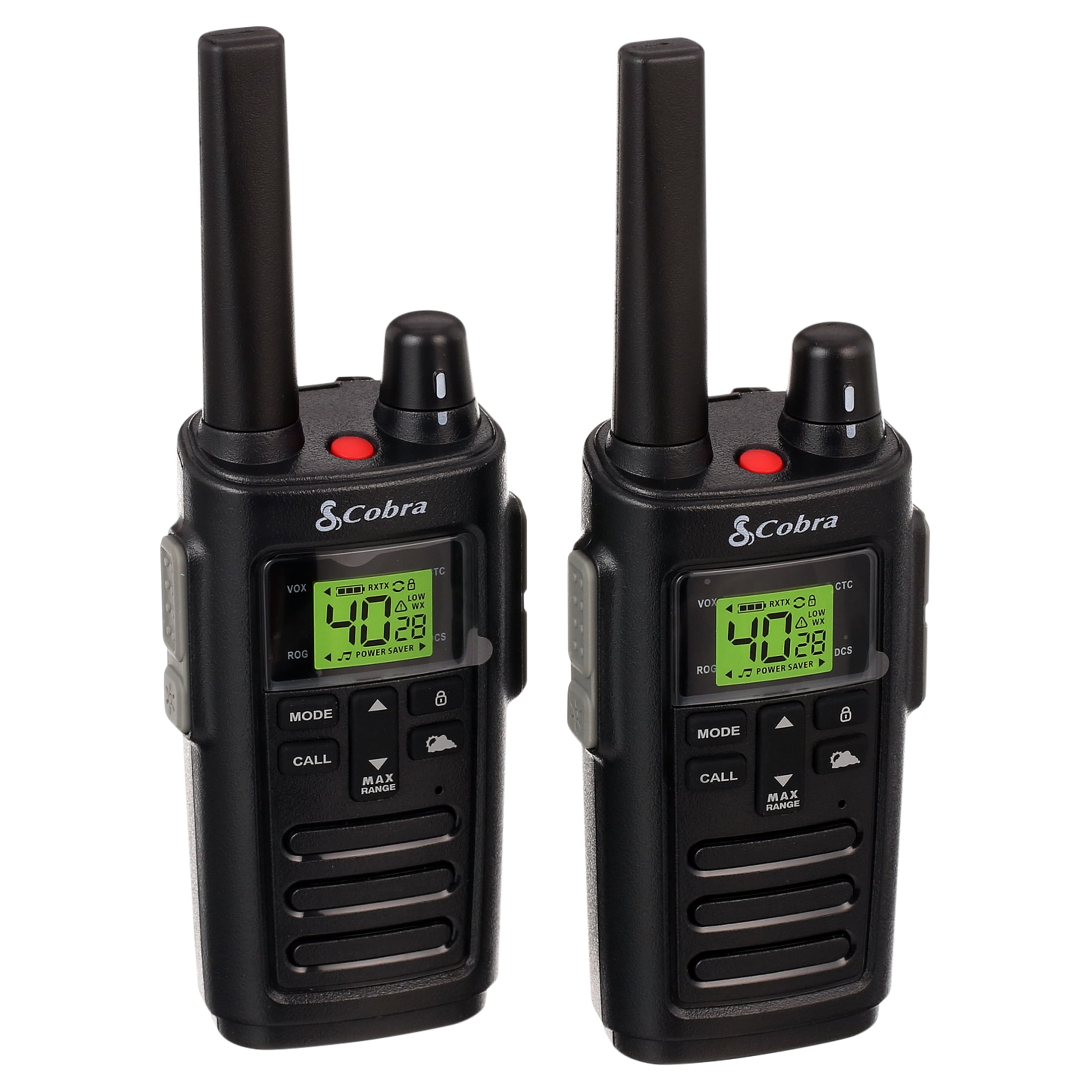 Cobra RX385 Two-Way Radios (Pair) Rugged and Water Resistant