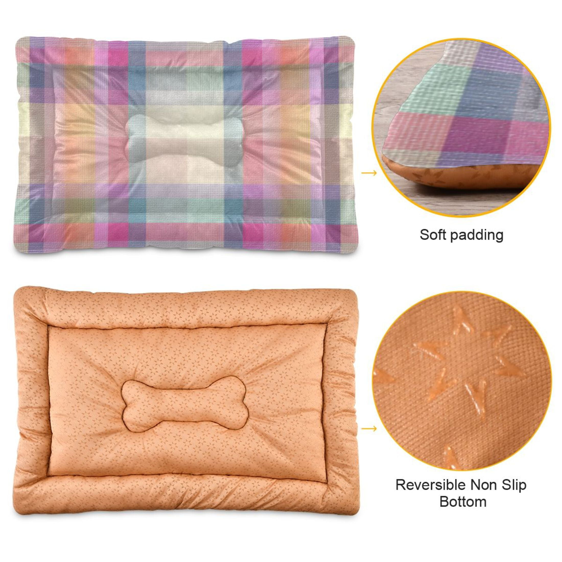 Cozy Mat Pet Bed Indoor Outdoor Warm Soft For Cat Dog Puppy(S/M) Vibrant Pastel Hues