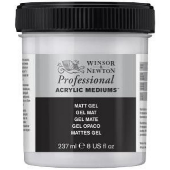 Winsor & Newton Artists' Acrylic Gesso, 237ml Jar, Matte