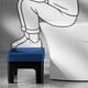 thumbnail image 4 of Taburete De Plástico Para Inodoro Taburete de baño plegable y apilable de 40x22x17 cm para mejorar la postura y la salud, color azul (1 unidad) Rkxzt, 4 of 8