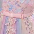 thumbnail image 5 of HuaAngel Big Girls Gradient Color Embroidery Floral Evening Princess Pageant Dress Q1389 Sizes 5-16, 5 of 5