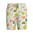 thumbnail image 4 of Fotbe Medical Icons Pajama Shorts for Men, Men's Pajama Bottoms, Sleepwear,Short Pajama Pants-Small, 4 of 9