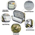 thumbnail image 4 of Standing Pencil Case with Base Large Capacity Stationery Pouch Pen Bag with Zipper for Women Men Aabstract Camouflage Pattern, 4 of 7