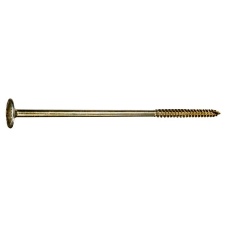 

3/8 x 8 Yellow Zinc Round Washer Head SaberDrive® Lag Screws