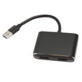 thumbnail image 2 of Adaptador de interfaz Multimedia USB 3,0 a HD Dual 1920x1080P 5Gbps USB C Splitter 2 monitores pantalla extendida para PC portátil, 2 of 5